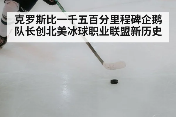 克罗斯比一千五百分里程碑企鹅队长创北美冰球职业联盟新历史